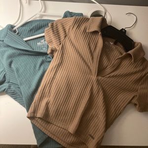 Hollister Must-Have Collared Baby Tee (2 pack)